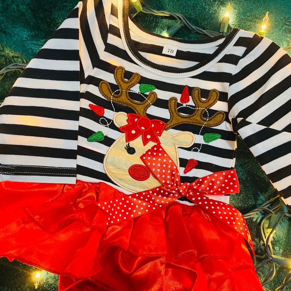 Vestido Navideño niña bebé ( Baby Dress) - Picture 1 of 5